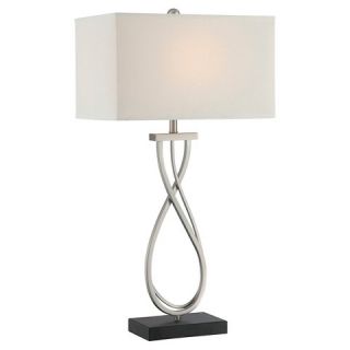 Sienna 1 Light Table Lamp   Steel/Black