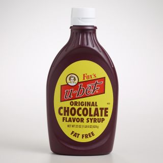 Foxs U Bet Original Chocolate Flavor Syrup