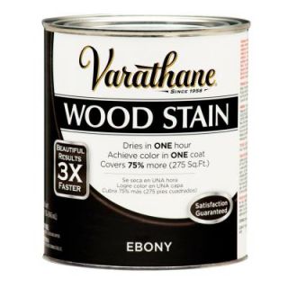 Varathane 1 qt. 3X Ebony Premium Wood Stain 266256