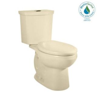 American Standard H2Option 2 piece Dual Flush 1.6/1.0 GPF Right Height Elongated Toilet in Bone 2886.216.021