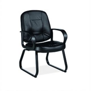 Global Arno Guest  Chair in Mock Leather Office Chair   4004BK 450/550