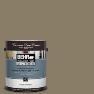BEHR Premium Plus Ultra 1 gal. #N340 6 Sorrel Leaf Satin Enamel Exterior Paint 985301