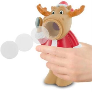 EB Brands 238895 Santa Reindeer Popper   Foam Ball Shooter Squeeze Play