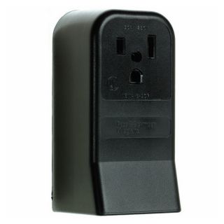 Pass & Seymour/Legrand 50 Amp 250 Volt Black Electrical Outlet