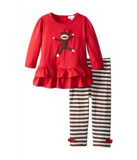 Le Top Spunky Monkey Tunic And Striped Legging Infant Toddler Little Kids