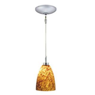 JESCO Lighting Low Voltage Quick Adapt 4 in. x 105 1/4 in. Mocha Pendant and Canopy Kit KIT QAP220 MO A