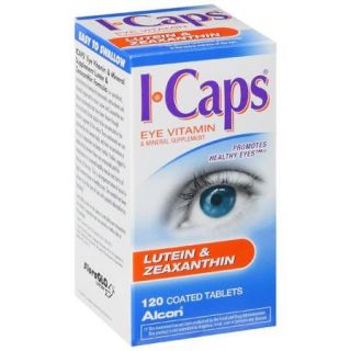 ALCON ICAPS Lutein & Zeaxanthin Eye Vitamin Supplement   120 tablets