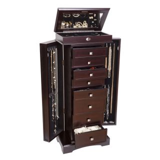Mele & Co. Olympia Jewelry Armoire with Flip Up Mirror