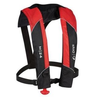 Onyx 13100010000415 M 24 Manual Inflatable Life Jacket, Red