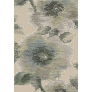 Eclipse Grey Floral Area Rug by Dynamic Rugs