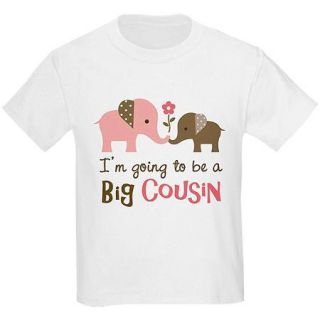 Cafepress Girl's Big Cousin to Be Graphic Tee