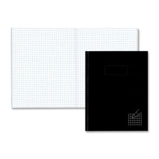 Composition Books, 4x4 Quad, 192 Ct, 9 1/4x7 1/4, Black by REDIFORM