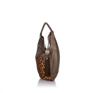 Sharif "It Essential" Leather and Haircalf Hobo   7840020
