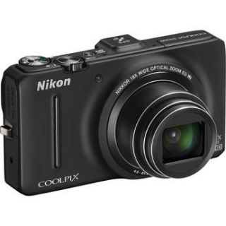 Nikon  Coolpix S9300 Digital Camera (Black) 26315