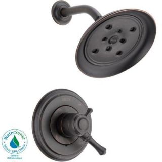 Delta Cassidy 1 Handle Shower Only Faucet Trim Kit in Venetian Bronze (Valve Not Included) T17297 RB
