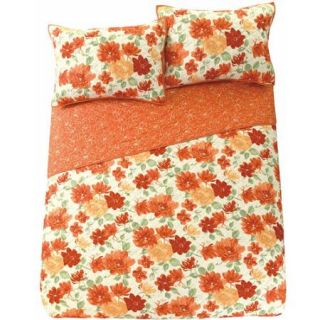 Better Homes and Gardens Watercolor Floral Reversible Bedding Quilt