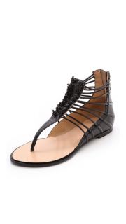 L.A.M.B. Reagon Strappy Flat Sandals