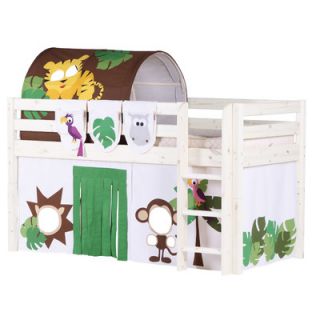 FLEXA Classic Bunk Bed with Jungle Theme