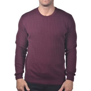 Mens Italian Cashmere and Cabled Silk Sweater   Shopping