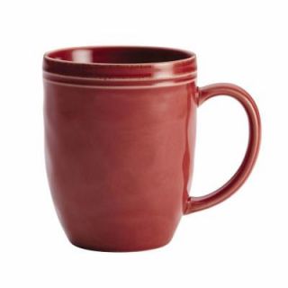 Rachael Ray Cucina Dinnerware 12 oz. Stoneware Mug in Cranberry Red 57234