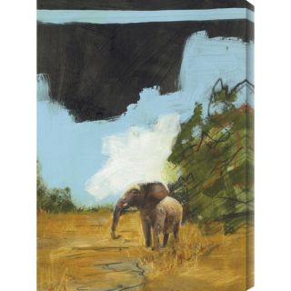 Nightfall Among the Elephants II by T. Graham Painting Print on