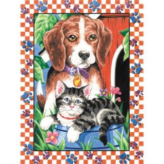 Pencil Works Color By Number Kit 9"X12" Animal Pets