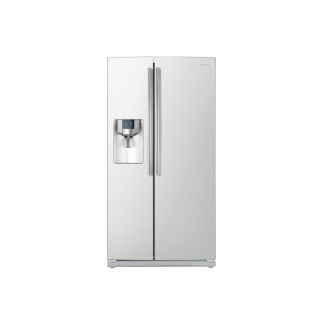 Samsung 25.5 cu ft Side By Side Refrigerator with Single Ice Maker (White) ENERGY STAR