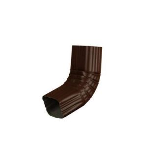 Amerimax Home Products 2 in. x 3 in. Royal Brown Aluminum Downspout A Elbow 3AERB