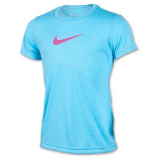 Girls Nike Power Graphic Training Shirt   392389 485