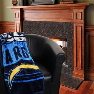 San Diego Chargers 50 x 60 Grand Stand Plush Blanket