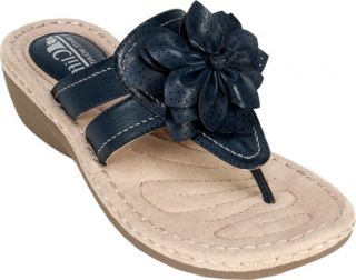 Womens Cliffs by White Mountain Carlina   Navy Smooth