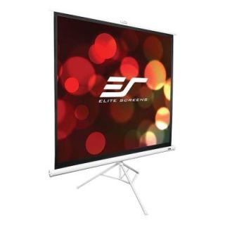 Elite Screens Tripod Series 71 in. Diagonal Portable Projection Screen with 1:1 Ratio T71NWS1