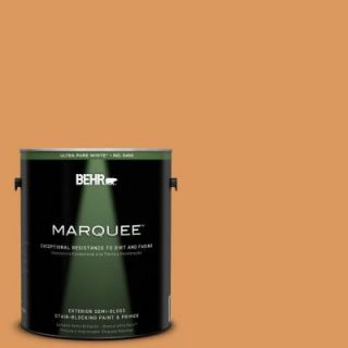 BEHR MARQUEE 1 gal. #M240 6 Stunning Gold Semi Gloss Enamel Exterior Paint 545301