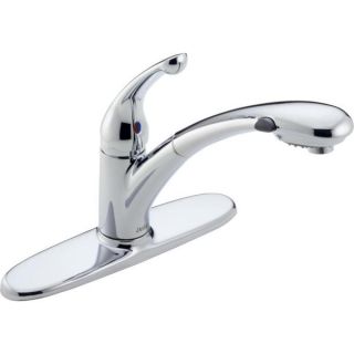Delta Signature Single handle Chrome Pull out Kitchen Faucet