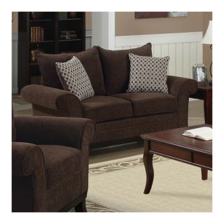 Chenille Loveseat by Monarch Specialties Inc.