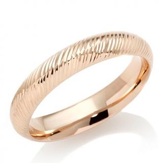 Michael Anthony Jewelry® 10K 3.75mm Diagonal Diamond Cut Band Ring   7355729