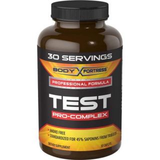Body Fortress Professional Formula Test Pro Complex Dietary Supplement Caplets, 30 ct