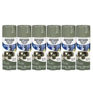Painter's Touch 12 oz. Gloss Sage Green Spray Paint (6 Pack) DISCONTINUED 182697