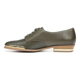 Womens Fergie Footwear Invert Oxford Evergreen Leather   17536991