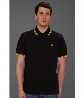 Fred Perry Twin Tipped Fred Perry Polo Black/Yellow/Yellow