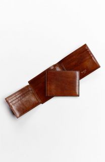 Bosca ID Flap Leather Wallet