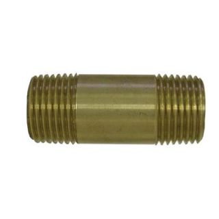 Sioux Chief 1/4 in. x 2 in. Lead Free Brass Pipe Nipple 934 10201