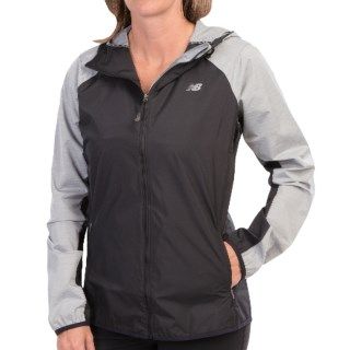 New Balance Surface Run Hooded Running Jacket (For Women) 56