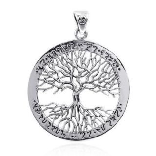 Magneficient Detailed 'Tree of Life' 925 Silver Pendant (Thailand)