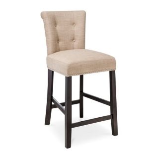 Threshold™ Scrollback with Nailhead 24 Counter Stool