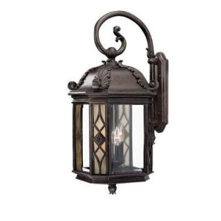 Acclaim Lighting Florence Collection Wall Mount 4 Light Outdoor Marbleized Mahogany Fixture DISCONTINUED 322MM
