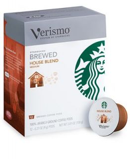 Starbucks Verismo Coffee Pods, 12 Count House Coffee