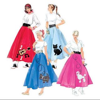 Misses'/Women's Skirt, Petticoat and Appliques   RR (18W   20W   22W   24W) Pattern