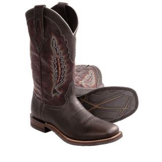 Lucchese Oiled Calf Shoulder Cowboy Boots (For Men) 7195T
