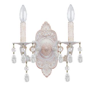 Sutton 2 Light Elements Crystal Wall Sconce by Crystorama